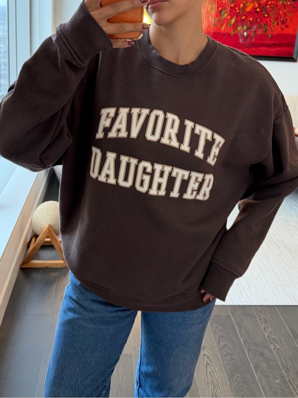 Favorite Daughter “Favorite Daughter” Sweatshirt - Size S